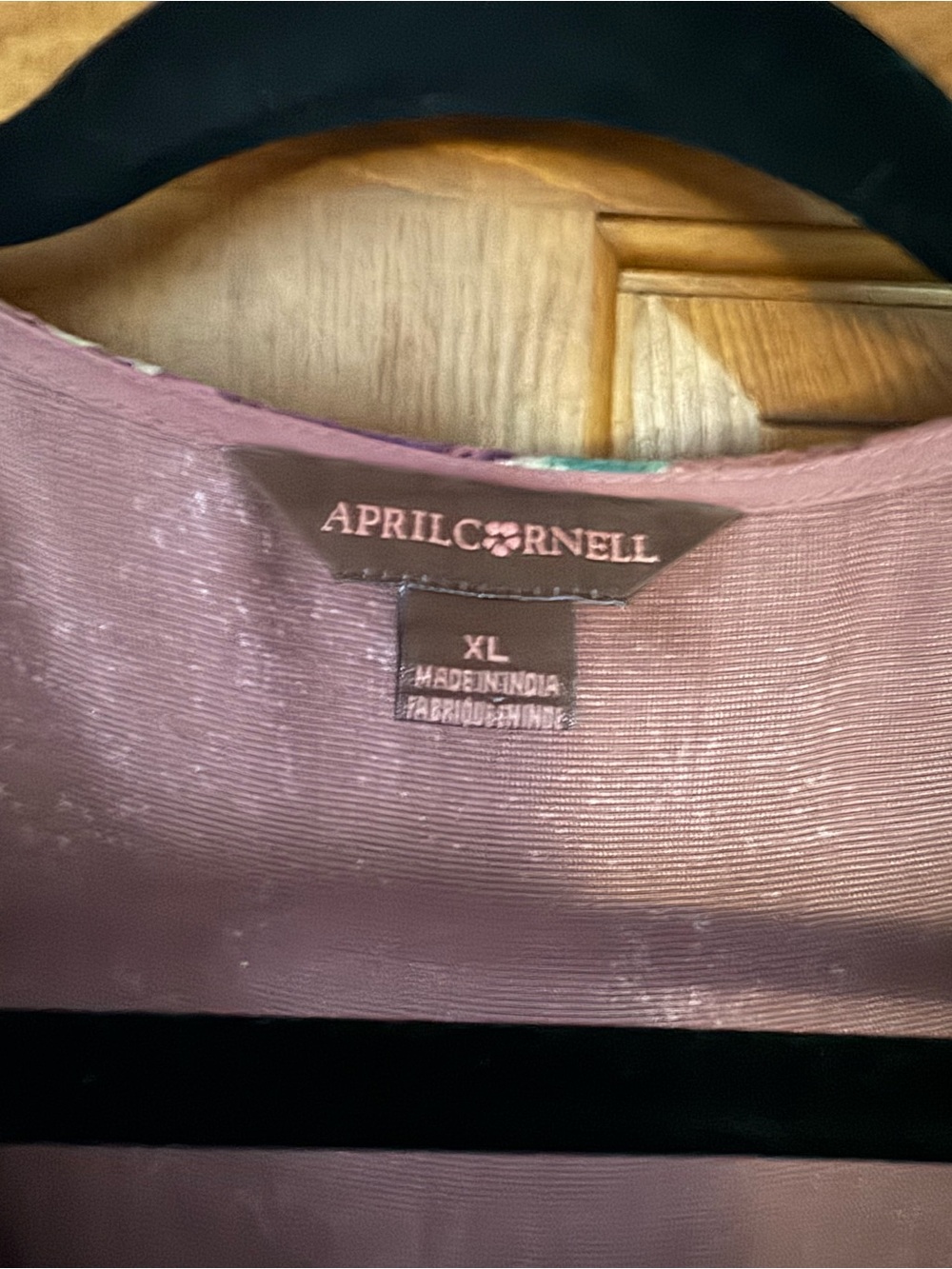 April Cornell brown Floral Velvet Maxi Dress - Picture 2 of 2